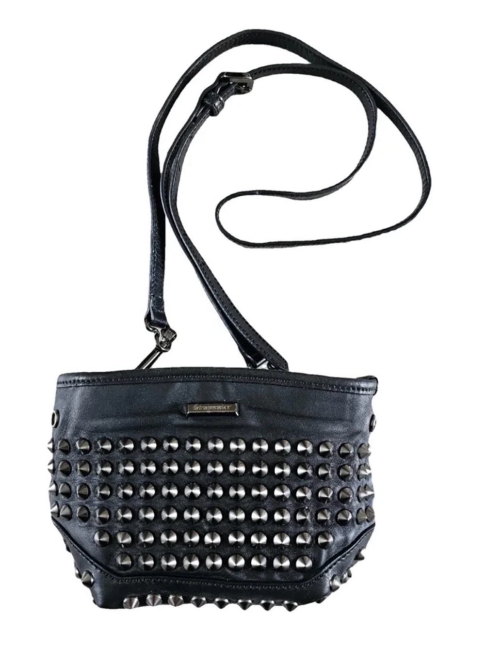 Burberry EDENHAM Black Studded Crossbody Bag BARELY WORN